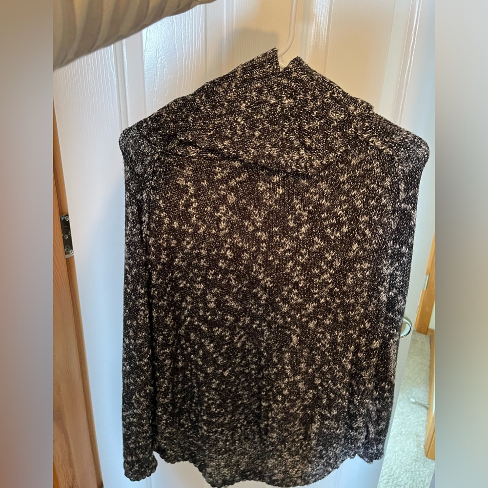 Black and White Knitted Sweater.